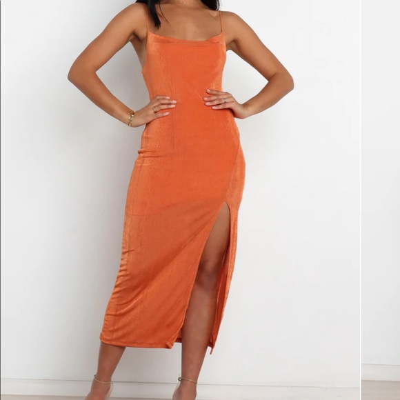 Orange dress - Picture 1 of 2